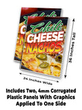 Chili Cheese Nachos A-Frame Signs, Decals, or Panels