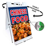 Chinese Food A-Frame Signs, Decals, or Panels