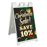 Xmas Sale Save 10% A-Frame Signs, Decals, or Panels