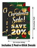 Xmas Sale Save 20% A-Frame Signs, Decals, or Panels