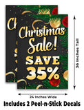 Xmas Sale Save 35% A-Frame Signs, Decals, or Panels