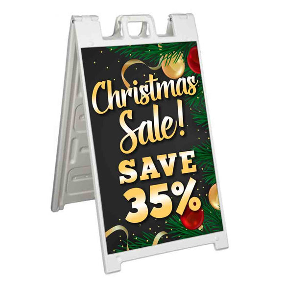 Xmas Sale Save 35% A-Frame Signs, Decals, or Panels