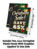Xmas Sale Save 65% A-Frame Signs, Decals, or Panels