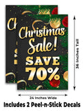 Xmas Sale Save 70% A-Frame Signs, Decals, or Panels