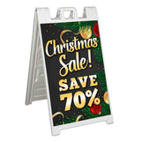 Xmas Sale Save 70% A-Frame Signs, Decals, or Panels