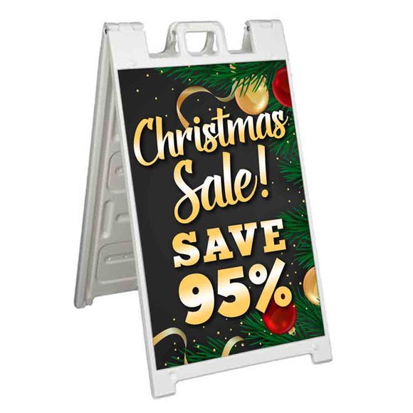 Xmas Sale Save 95% A-Frame Signs, Decals, or Panels