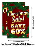 Christmas Sale Save 60% A-Frame Signs, Decals, or Panels