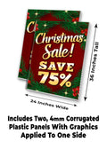 Christmas Sale Save 75% A-Frame Signs, Decals, or Panels