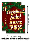 Christmas Sale Save 75% A-Frame Signs, Decals, or Panels