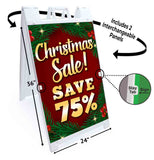Christmas Sale Save 75% A-Frame Signs, Decals, or Panels