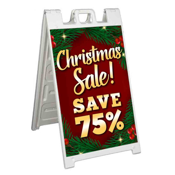 Christmas Sale Save 75% A-Frame Signs, Decals, or Panels