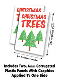 Christmas Trees A-Frame Signs, Decals, or Panels