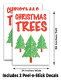 Christmas Trees A-Frame Signs, Decals, or Panels