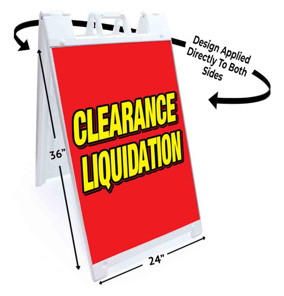 Clearance Liquidation A-Frame Signs, Decals, or Panels