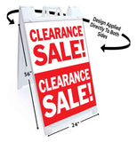Clearance Sale A-Frame Signs, Decals, or Panels