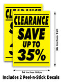 Clearance Save up to 35% A-Frame Signs, Decals, or Panels