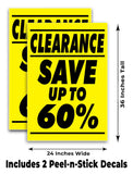 Clearance Save up to 60% A-Frame Signs, Decals, or Panels