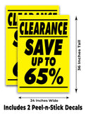 Clearance Save up to 65% A-Frame Signs, Decals, or Panels