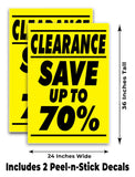 Clearance Save up to 70% A-Frame Signs, Decals, or Panels