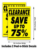 Clearance Save up to 75% A-Frame Signs, Decals, or Panels