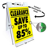 Clearance Save up to 85% A-Frame Signs, Decals, or Panels