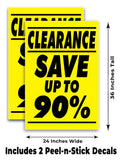 Clearance Save up to 90% A-Frame Signs, Decals, or Panels