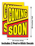 Coming Soon A-Frame Signs, Decals, or Panels