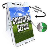 Computer Repair A-Frame Signs, Decals, or Panels
