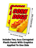 Corn Dogs A-Frame Signs, Decals, or Panels