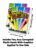 Costumes A-Frame Signs, Decals, or Panels