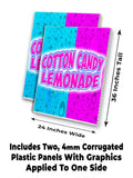 Cotton Candy Lemonade A-Frame Signs, Decals, or Panels