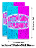 Cotton Candy Lemonade A-Frame Signs, Decals, or Panels