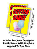 Cotton Candy A-Frame Signs, Decals, or Panels