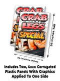 Crab Legs Special A-Frame Signs, Decals, or Panels
