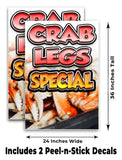 Crab Legs Special A-Frame Signs, Decals, or Panels