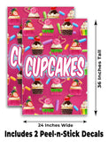 Cupcakes A-Frame Signs, Decals, or Panels