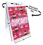 Cupcakes A-Frame Signs, Decals, or Panels