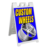 Custom Wheels A-Frame Signs, Decals, or Panels