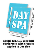 Day Spa A-Frame Signs, Decals, or Panels
