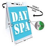 Day Spa A-Frame Signs, Decals, or Panels