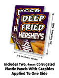 Deep Fried Hersheys A-Frame Signs, Decals, or Panels