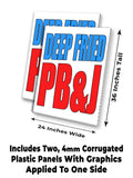 Deep Fried PBJ A-Frame Signs, Decals, or Panels