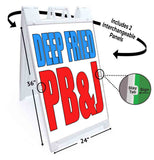 Deep Fried PBJ A-Frame Signs, Decals, or Panels