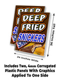 Deep Fried Snickers A-Frame Signs, Decals, or Panels