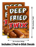 Deep Fried Twix A-Frame Signs, Decals, or Panels
