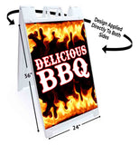 Delicious BBQ  A-Frame Signs, Decals, or Panels