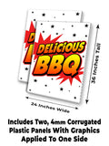 Delicious BBQ A-Frame Signs, Decals, or Panels