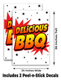 Delicious BBQ A-Frame Signs, Decals, or Panels