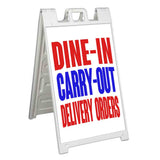 Dine In A-Frame Signs, Decals, or Panels