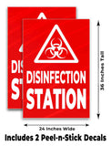Disinfection Station A-Frame Signs, Decals, or Panels